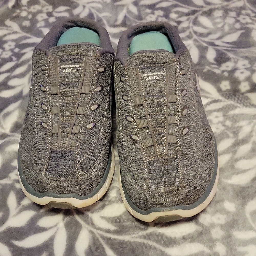 Skechers Charcoal Slip-On Sneakers